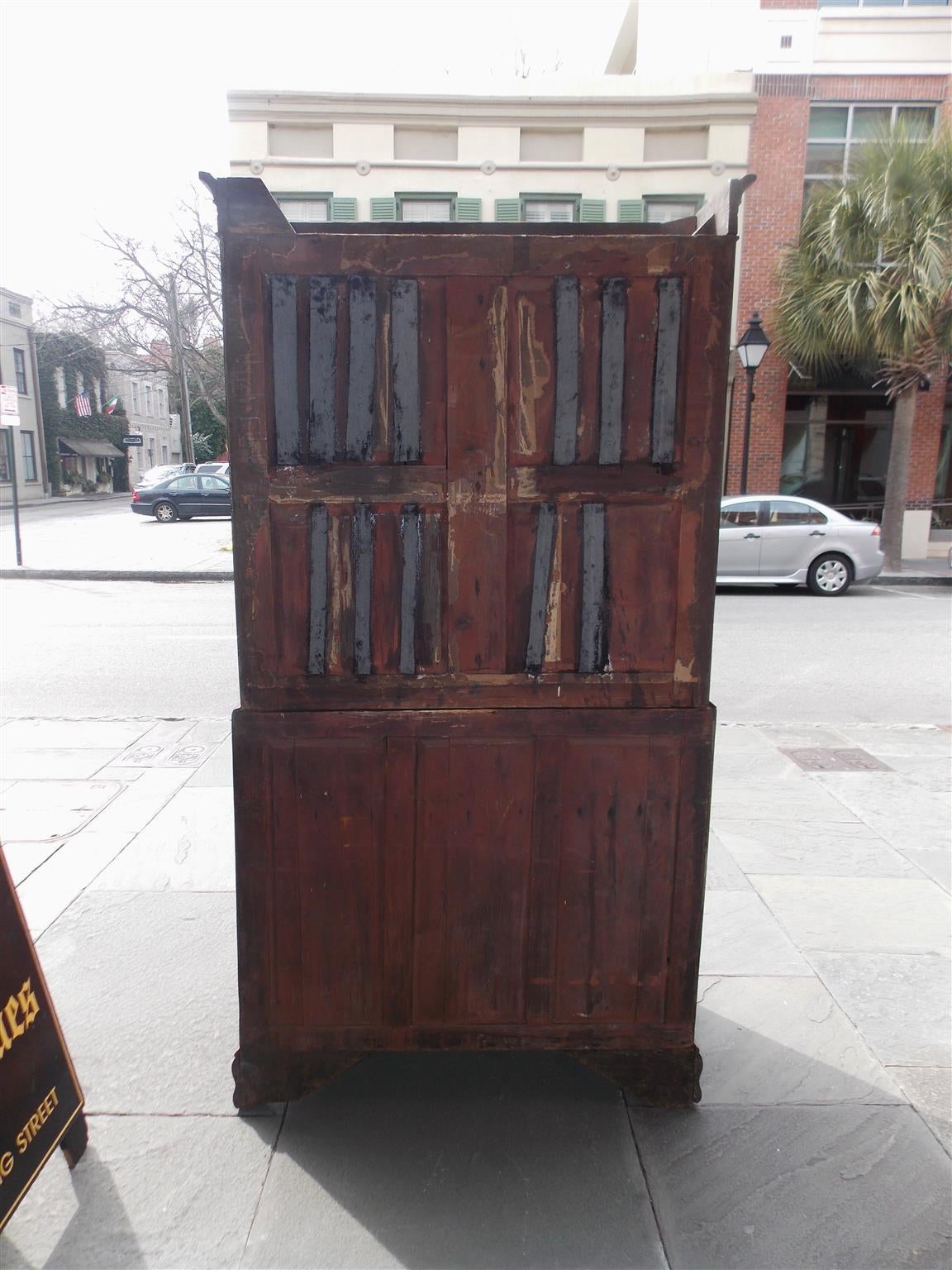 English Chippendale Mahogany Blind Door Secretary With Bookcase, Circa 1775 For Sale 4