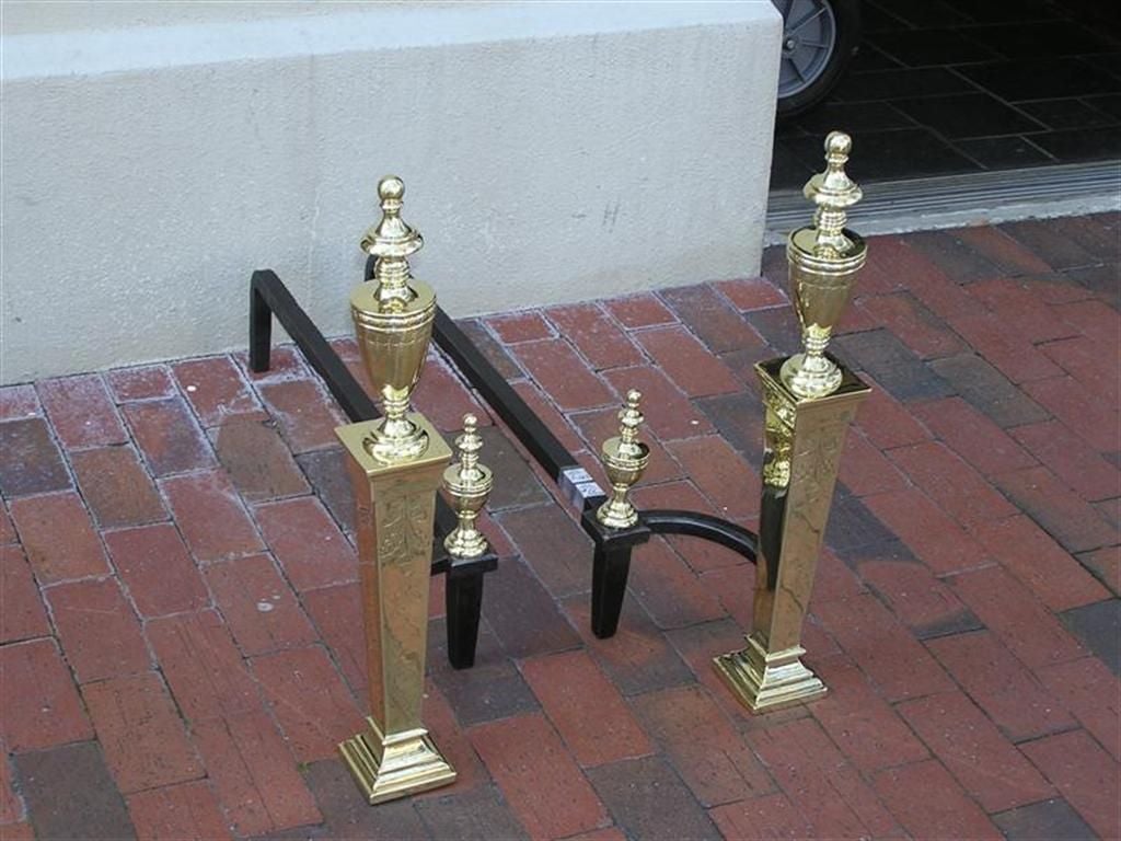 Pair of American Andirons In Excellent Condition For Sale In Hollywood, SC
