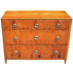 Italian Biedermeier Fruitwood Chest of Drawers