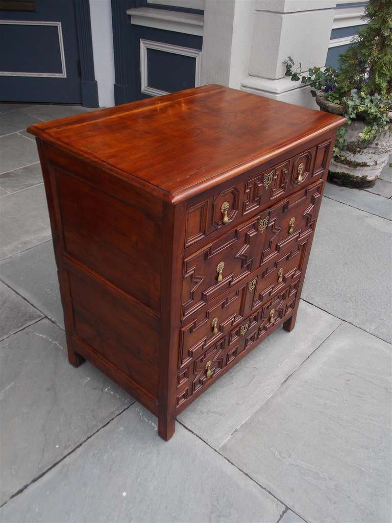 British English Diminutive Red Cedar Chest of Drawers, Circa 1700 For Sale