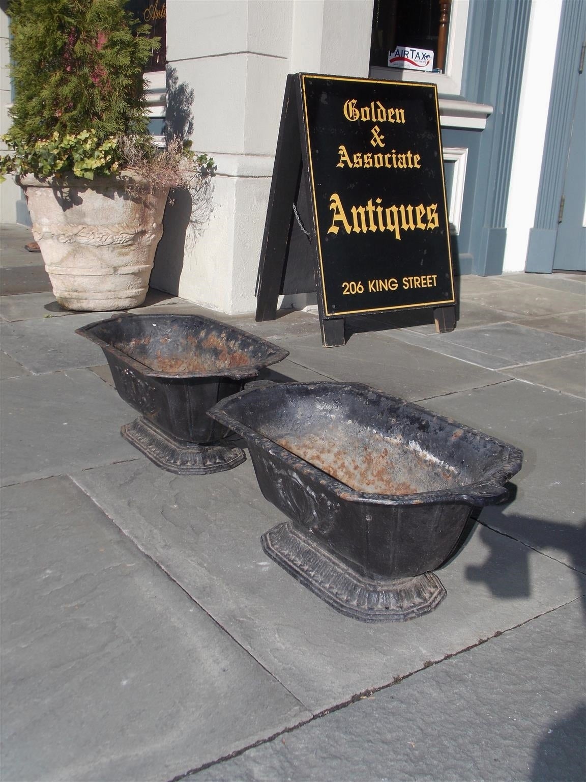 1870's garden planters