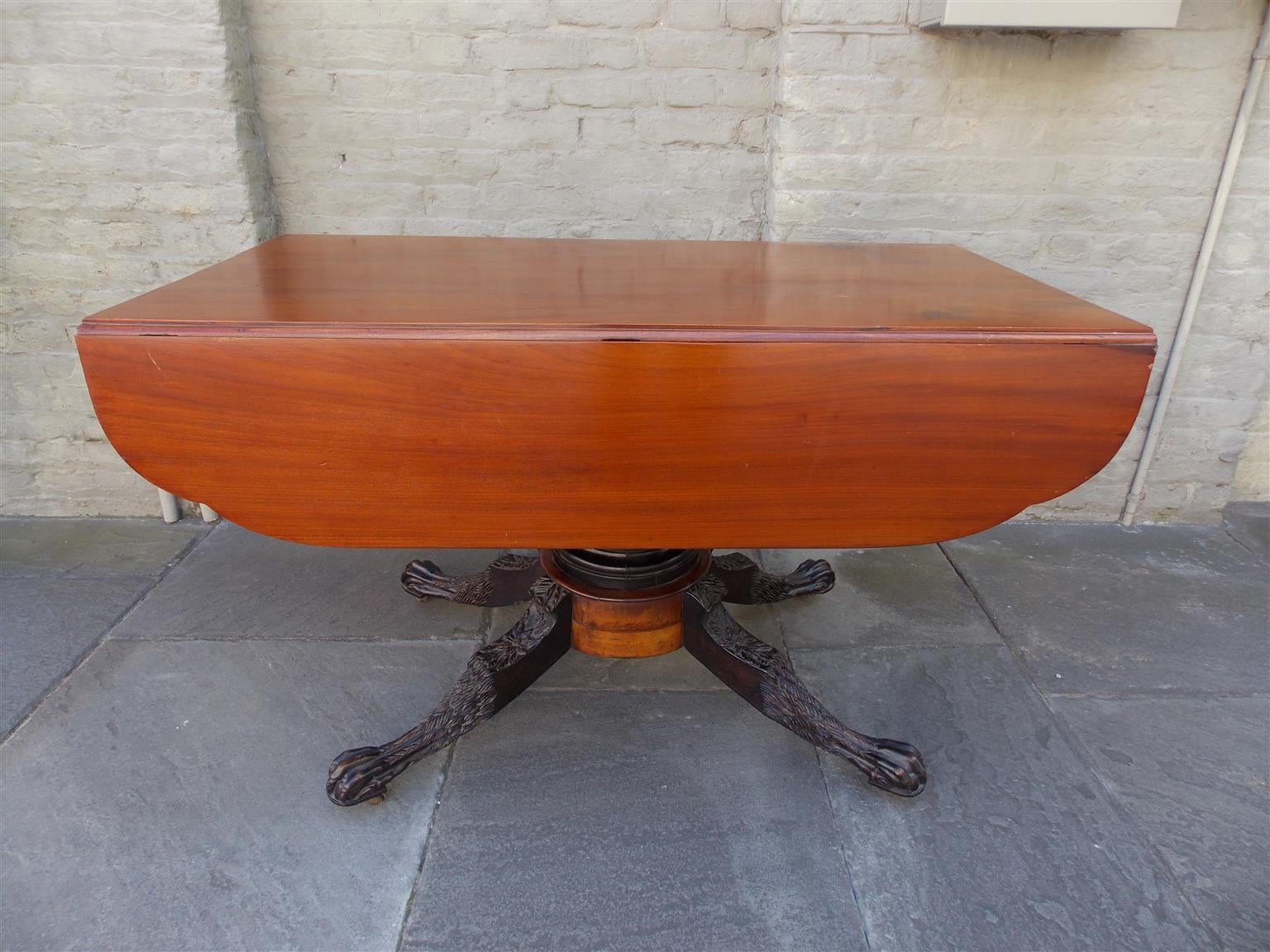 American Mahogany Ebonized Breakfast Table ( Philadelphia )