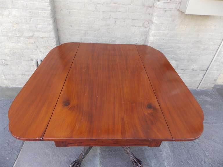 American Mahogany Ebonized Breakfast Table ( Philadelphia ) 2
