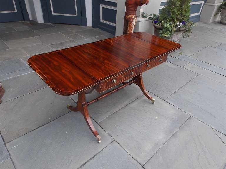 mahogany library table