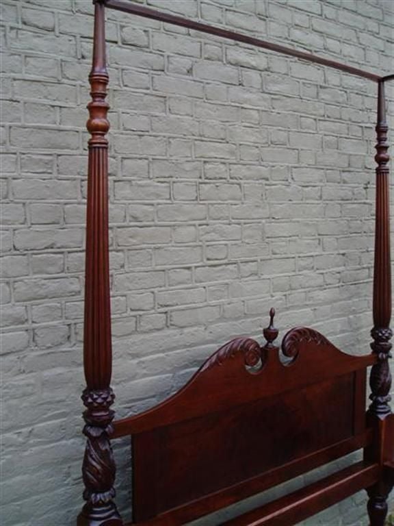 New York  Four Poster Mahogany Bed 2