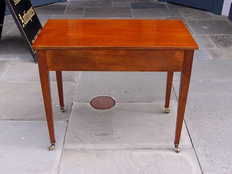 English Mahogany Writing Table. Circa 1790 5