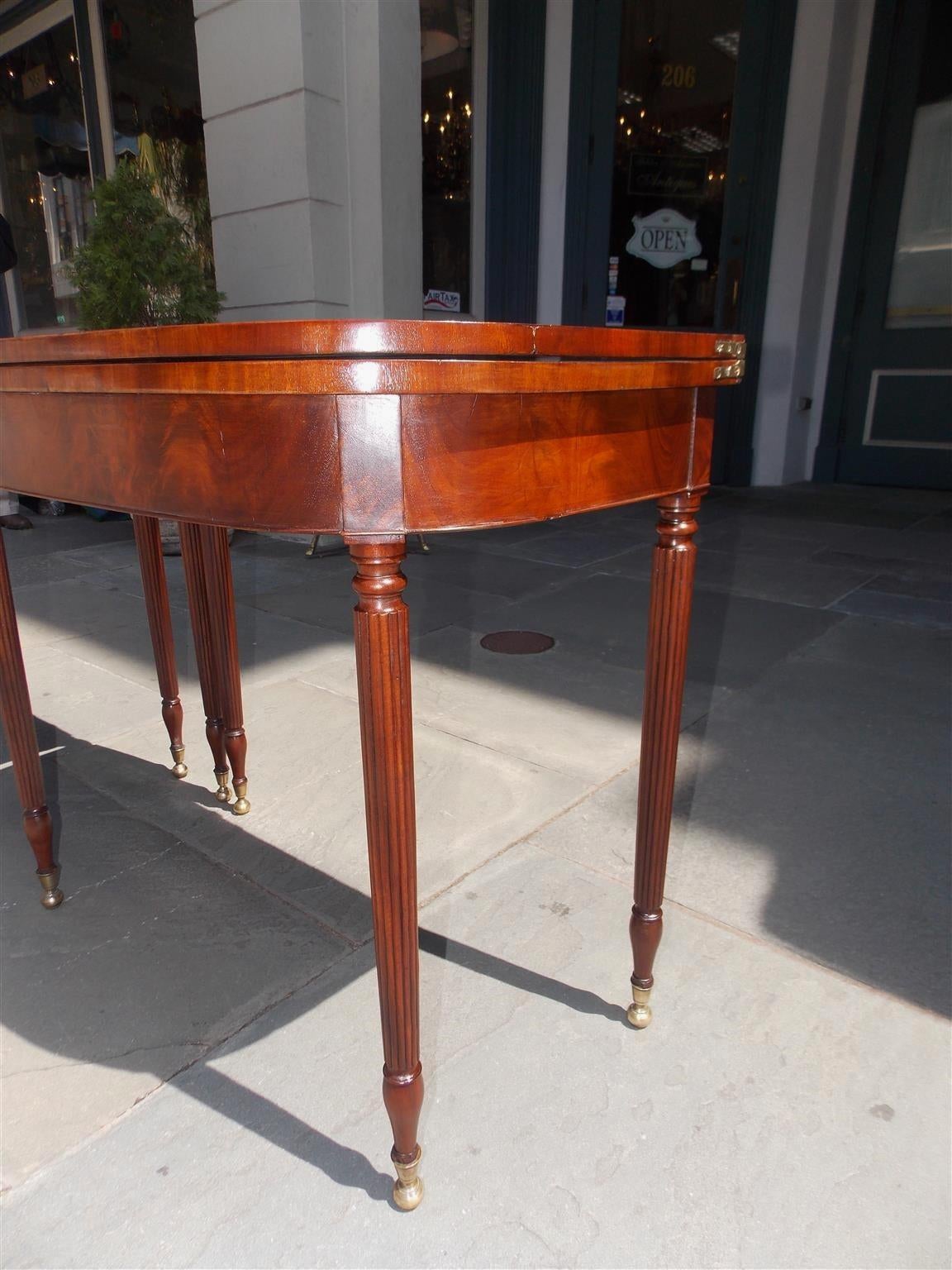 Pair of American Sheraton Mahogany Card Tables, NY Circa 1790 5