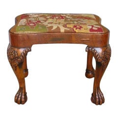 Scottish  Walnut Stool