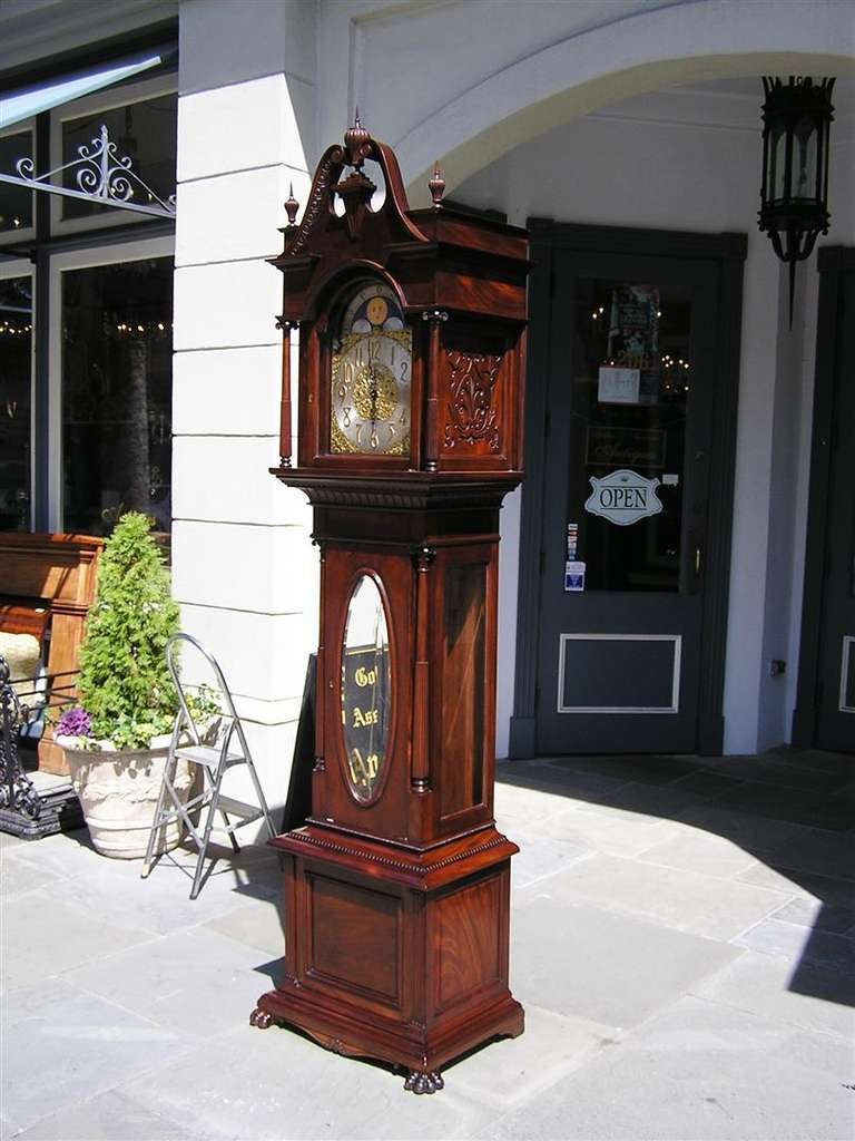 American Mahogany Tall Case Clock (Seth Thomas)