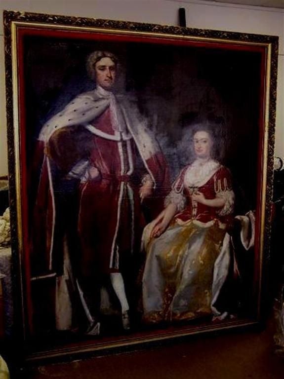 18th Century and Earlier Oil on Canvas