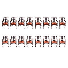 Set of Sixteen Dining Room Chairs
