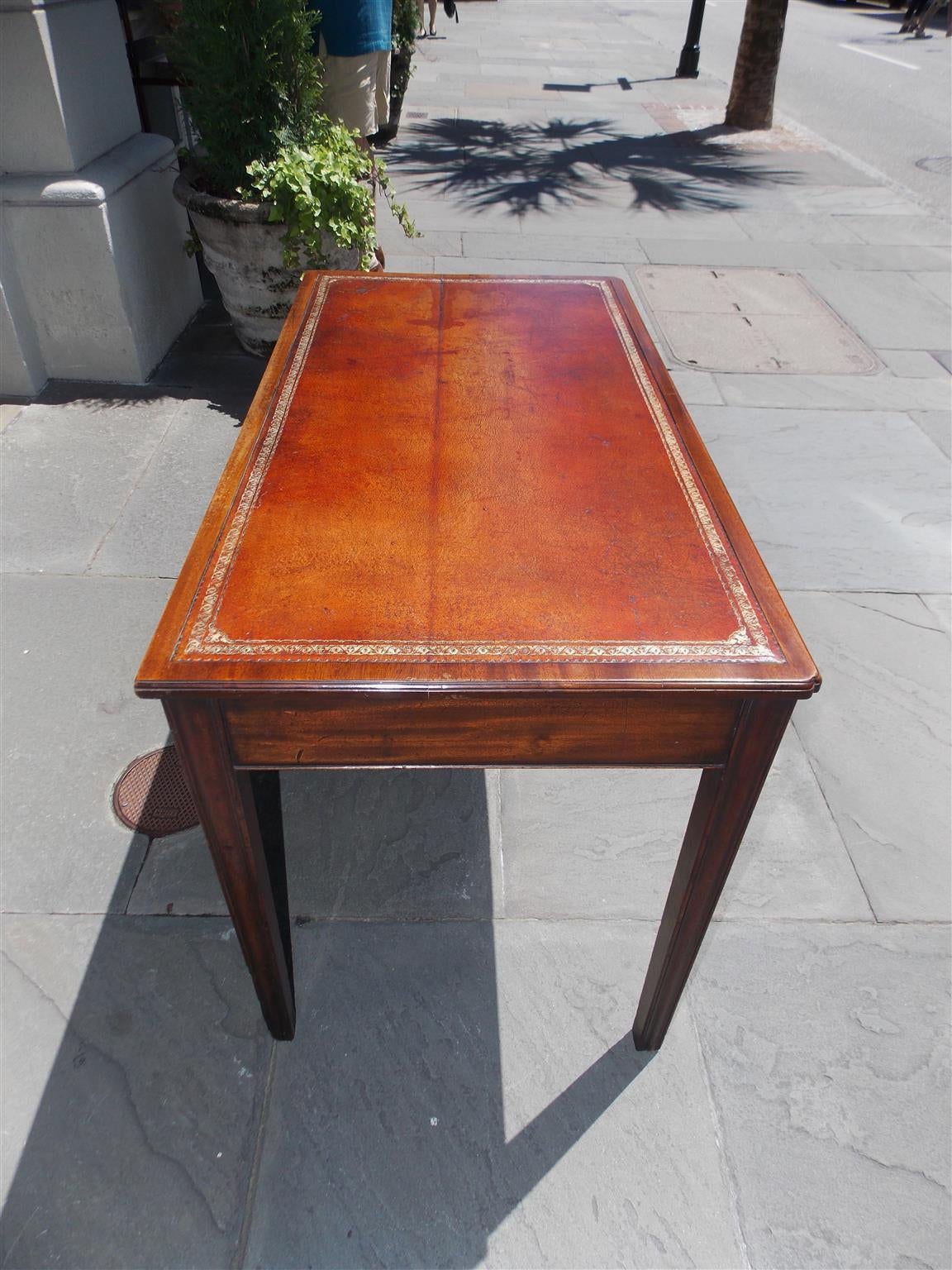 leather topped writing desk