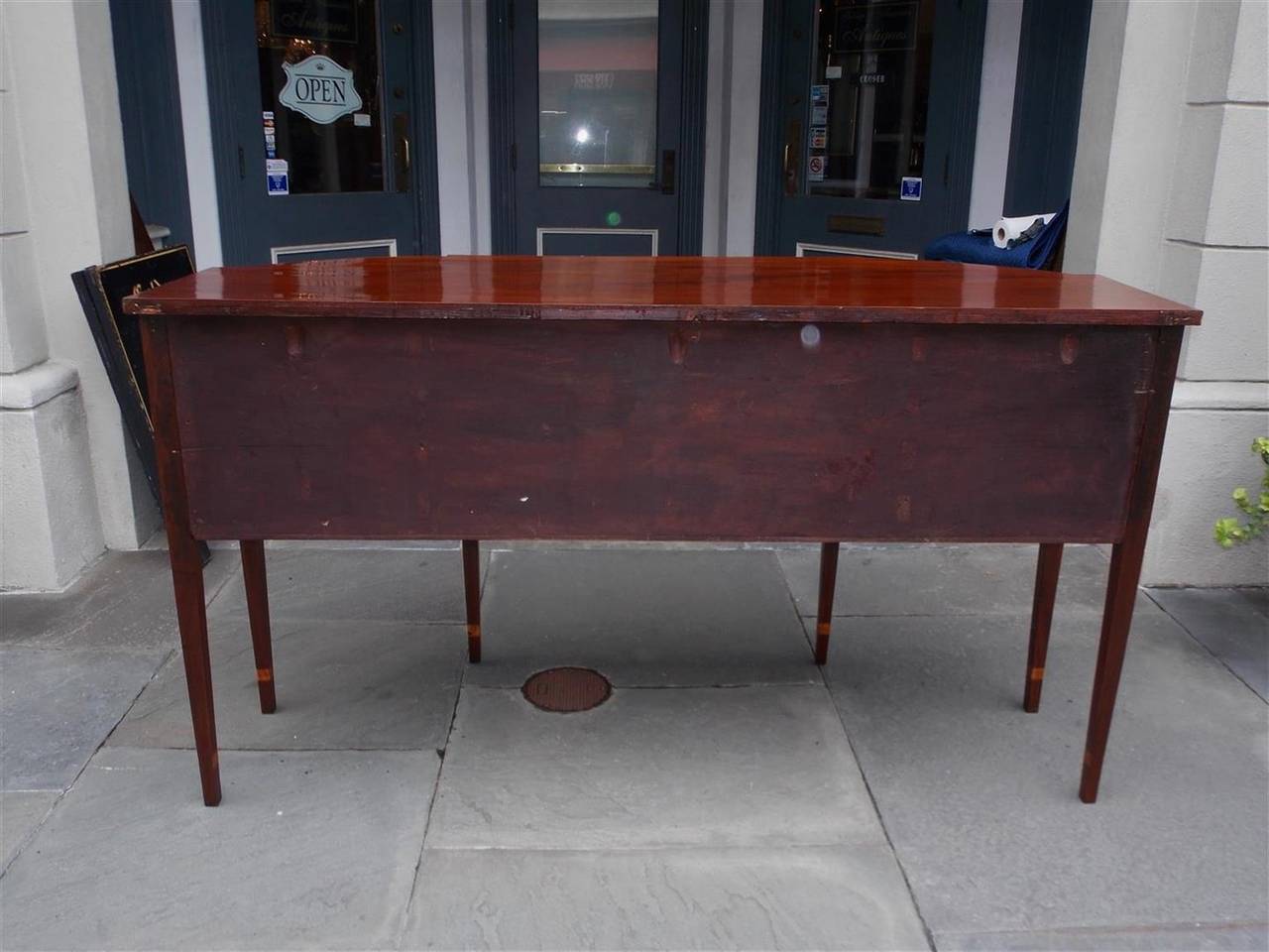 American Mahogany and Satinwood Inlaid Sideboard, Circa 1800 5