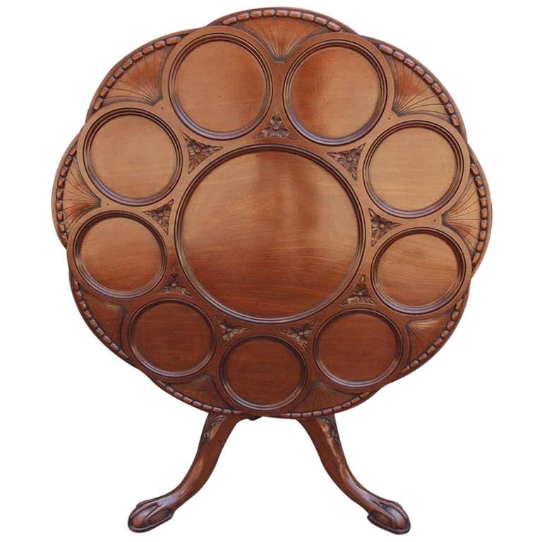 Jamaican Mahogany Dessert Table at 1stDibs