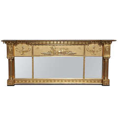 English Adam Gilt Over Mantel Mirror. Circa 1820 7