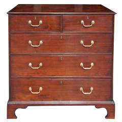 English Chippendale Mahogany Chest of Drawers, Circa 1810 4