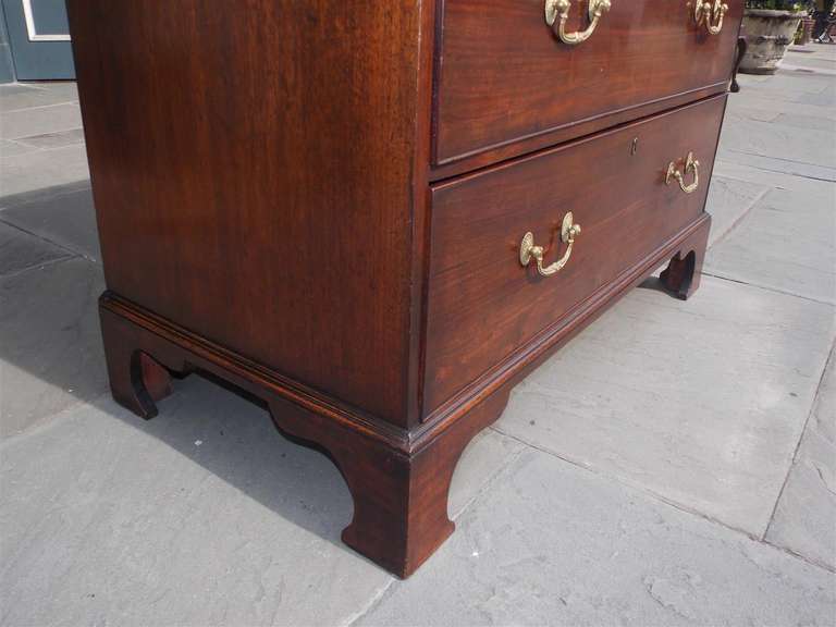 English Chippendale Mahogany Chest of Drawers, Circa 1810 For Sale 3
