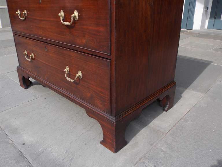 English Chippendale Mahogany Chest of Drawers, Circa 1810 For Sale 4