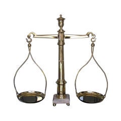 English Brass Urn & Marble Base Scale . Circa 1815 8