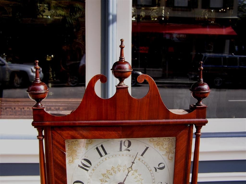 19th Century American Pillar and Scroll  Clock ( Olcott Cheney )