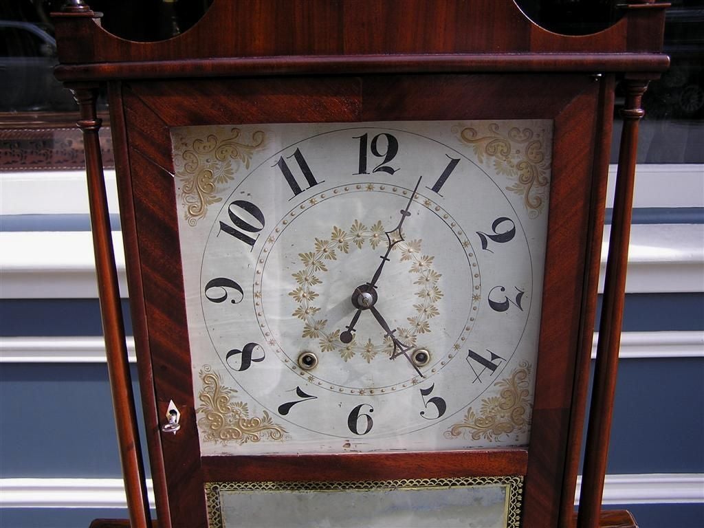 American Pillar and Scroll  Clock ( Olcott Cheney ) 1
