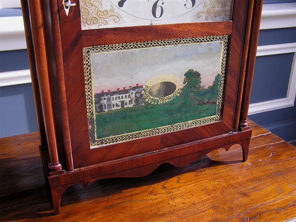 American Pillar and Scroll  Clock ( Olcott Cheney ) 2