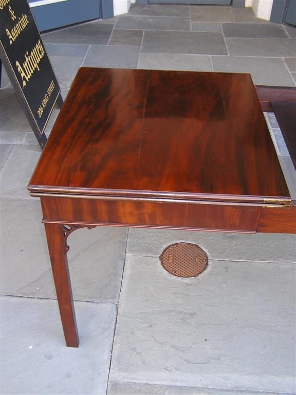 English Chippendale Mahogany Constantine Action Game Table . Circa 1770 For Sale 3