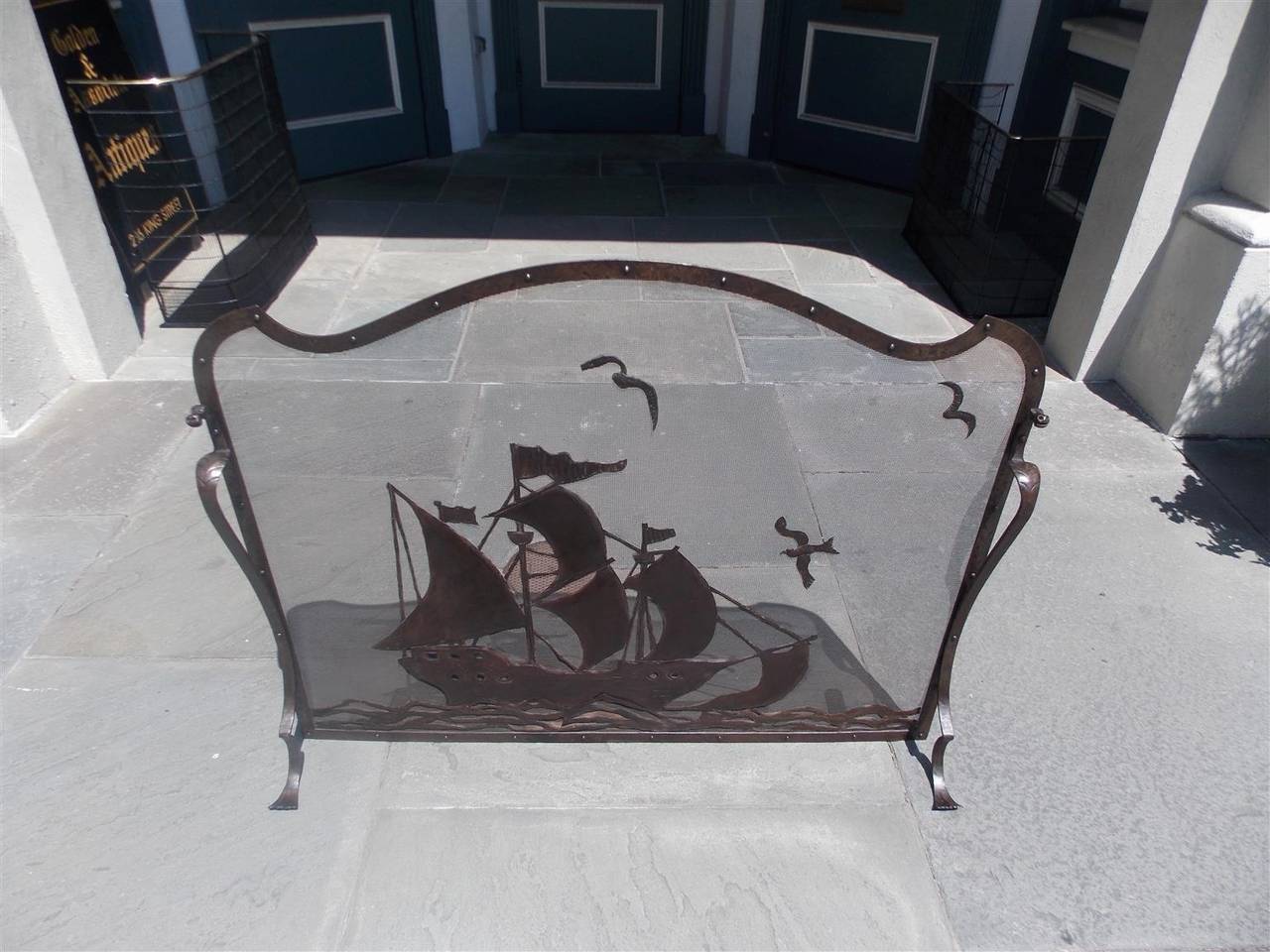 nautical fireplace screens