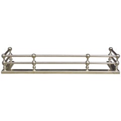 American Brass Ball Top Chased Bar Fender