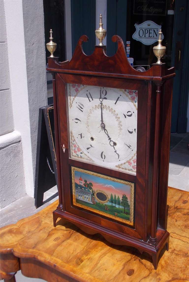 pillar and scroll clock