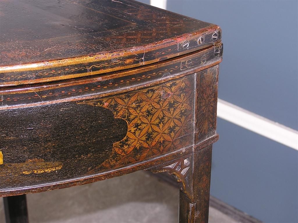 English Chinoiserie Game Table 5