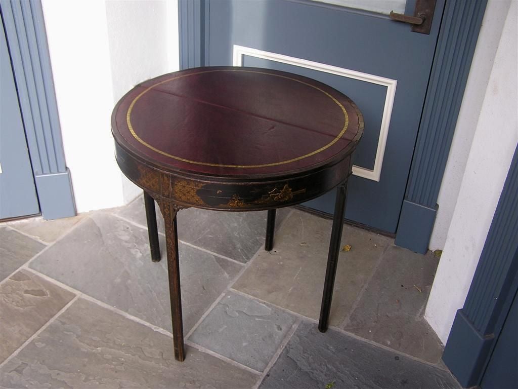English Chinoiserie Game Table 1