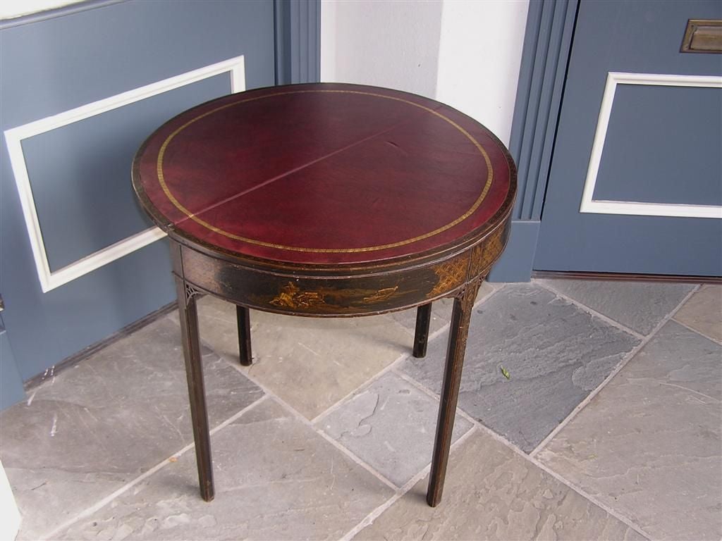 English Chinoiserie Game Table 2