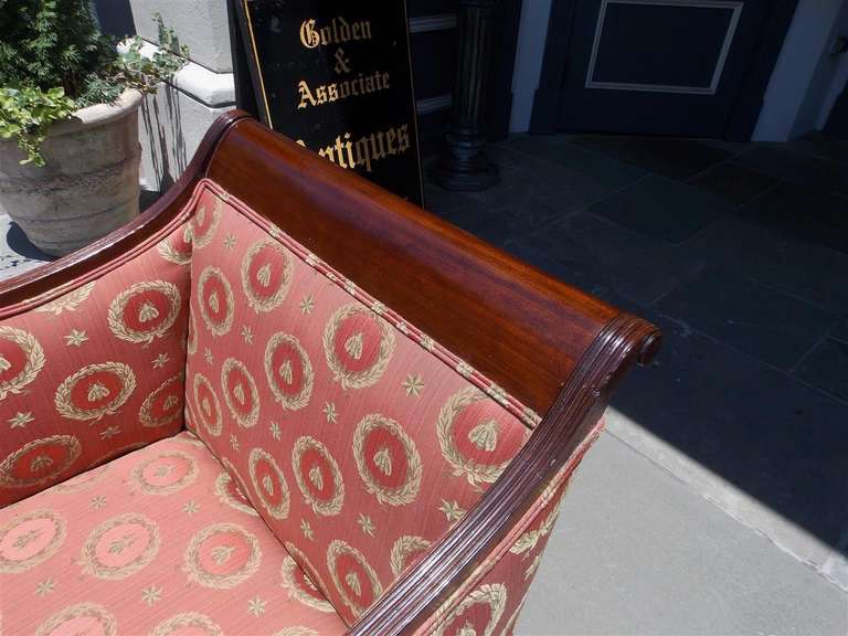 Américain Fauteuil américain en acajou, Baltimore, datant d'environ 1820 en vente