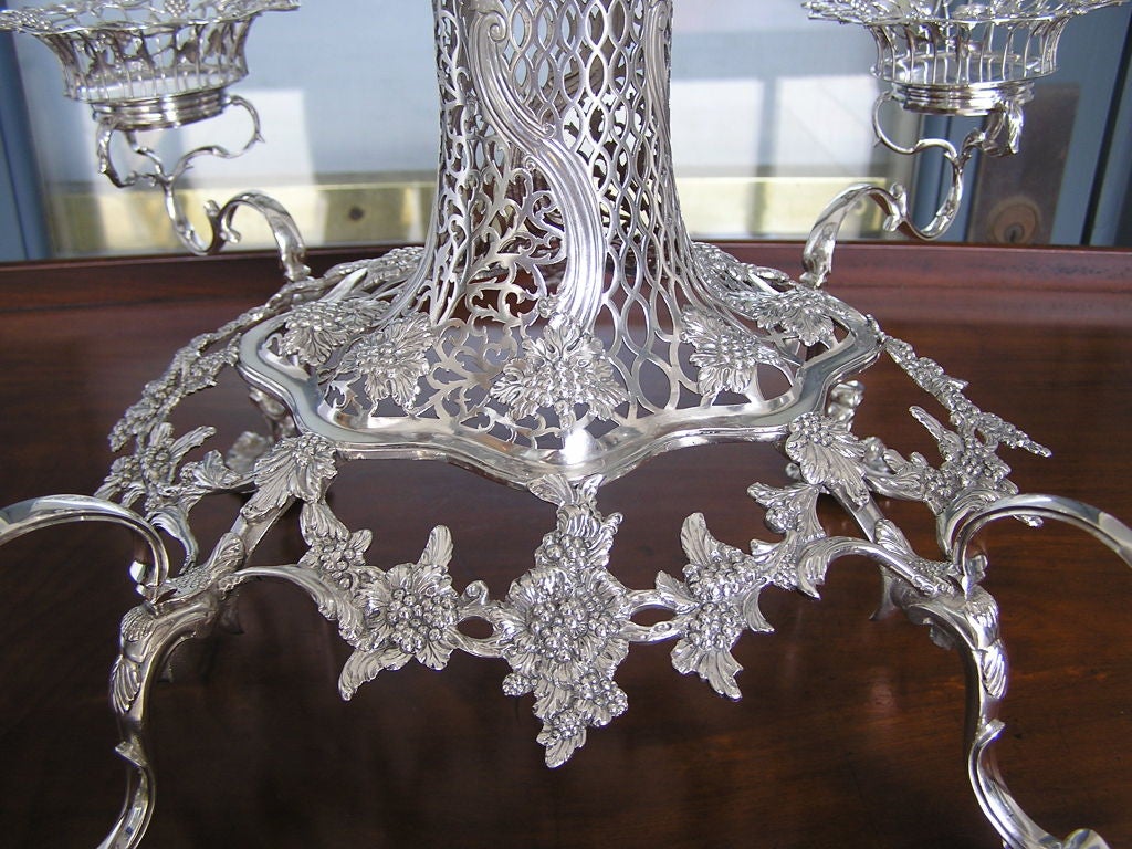 Sterling Silver English Sterling Epergne