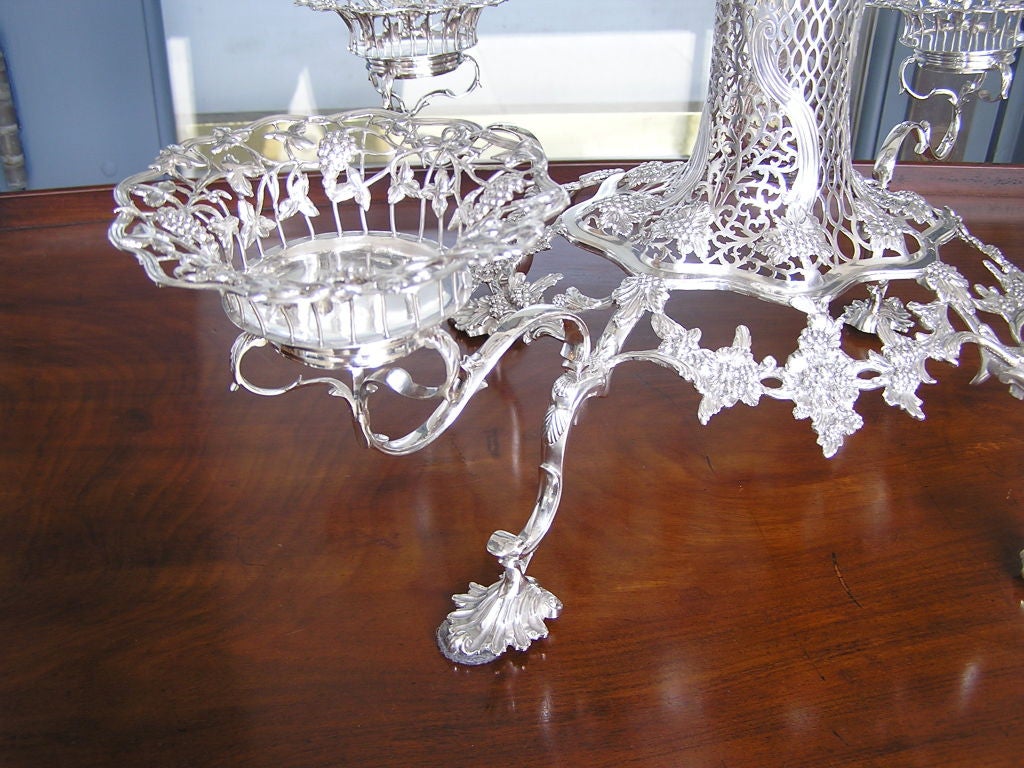 English Sterling Epergne 1