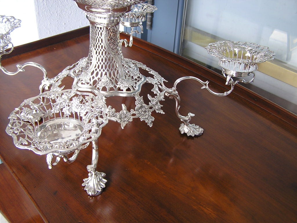 English Sterling Epergne 3