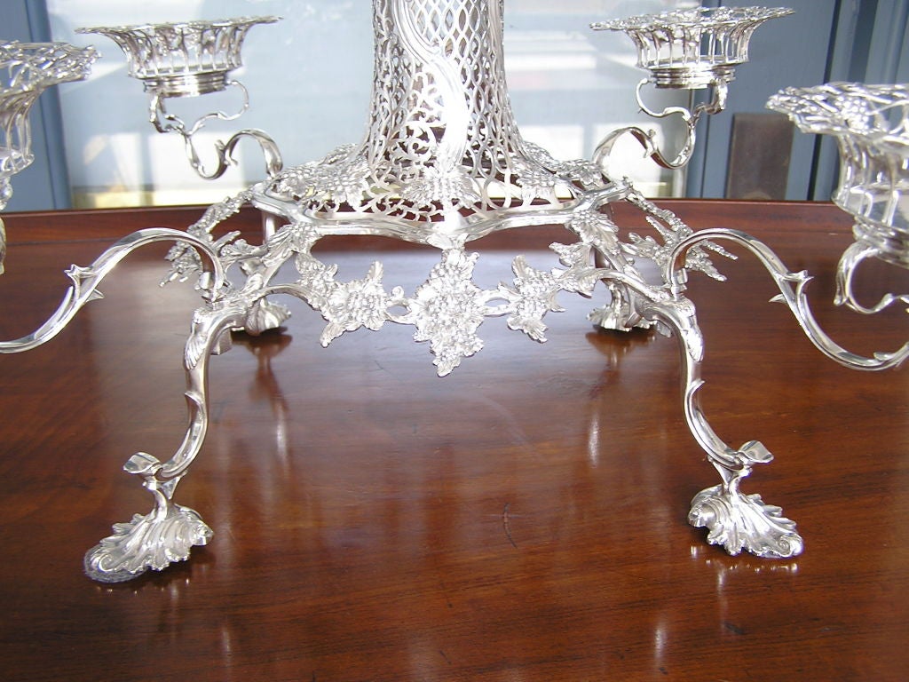 English Sterling Epergne 4