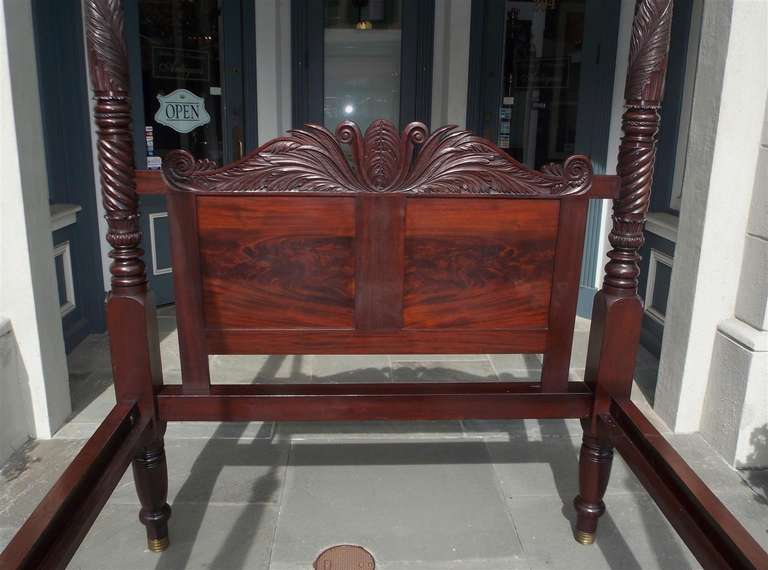 mahogany four poster beds