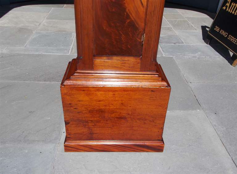 American Walnut Chippendale Tall Case Clock, Circa 1770 5