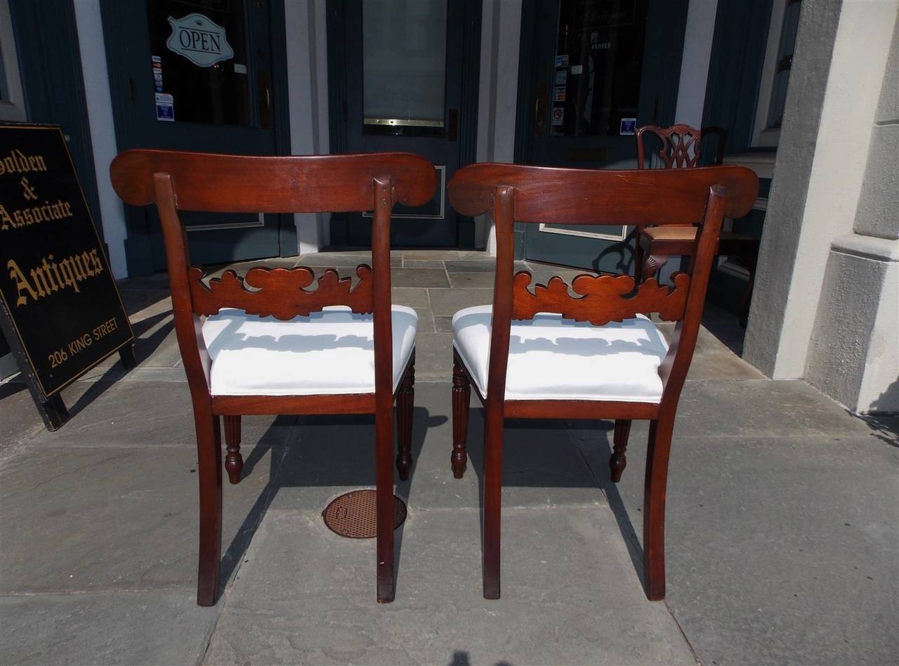 Pair of American Regency Mahogany Side Chairs, Baltimore, Circa 1815 3