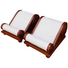 Pair of English Mahogany Foot Stools, Circa 1820 2