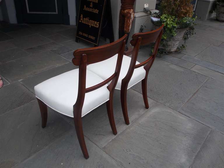 Pair of English Regency Side Chairs, Circa 1810 5