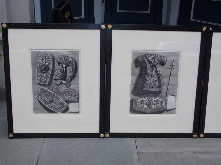 Set of Four Italian Piranesi Framed Engravings, Circa 1810 In Excellent Condition In Hollywood, SC