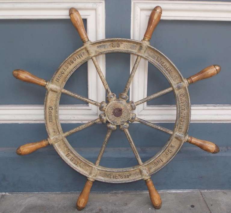 american traditional ship wheel