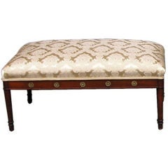 Antique French Cherry Stool