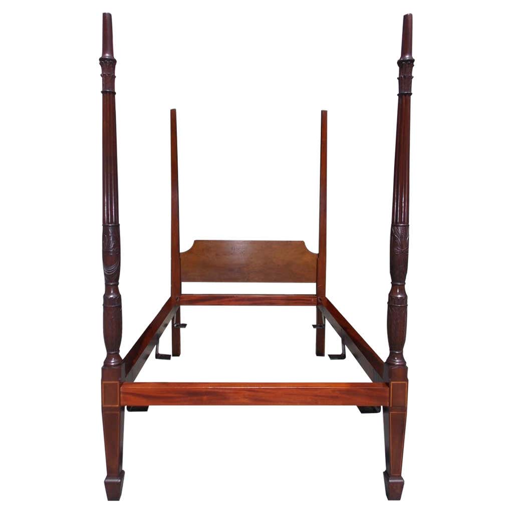 Charleston True Mahogany Rice Bed,