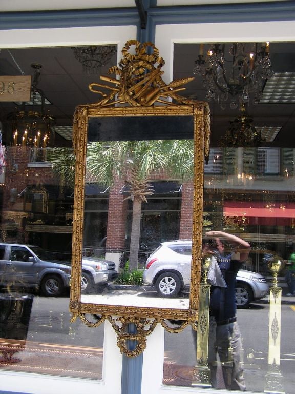 Italian Gilt Mirror In Excellent Condition For Sale In Hollywood, SC