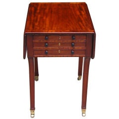 English Mahogany Regency Table