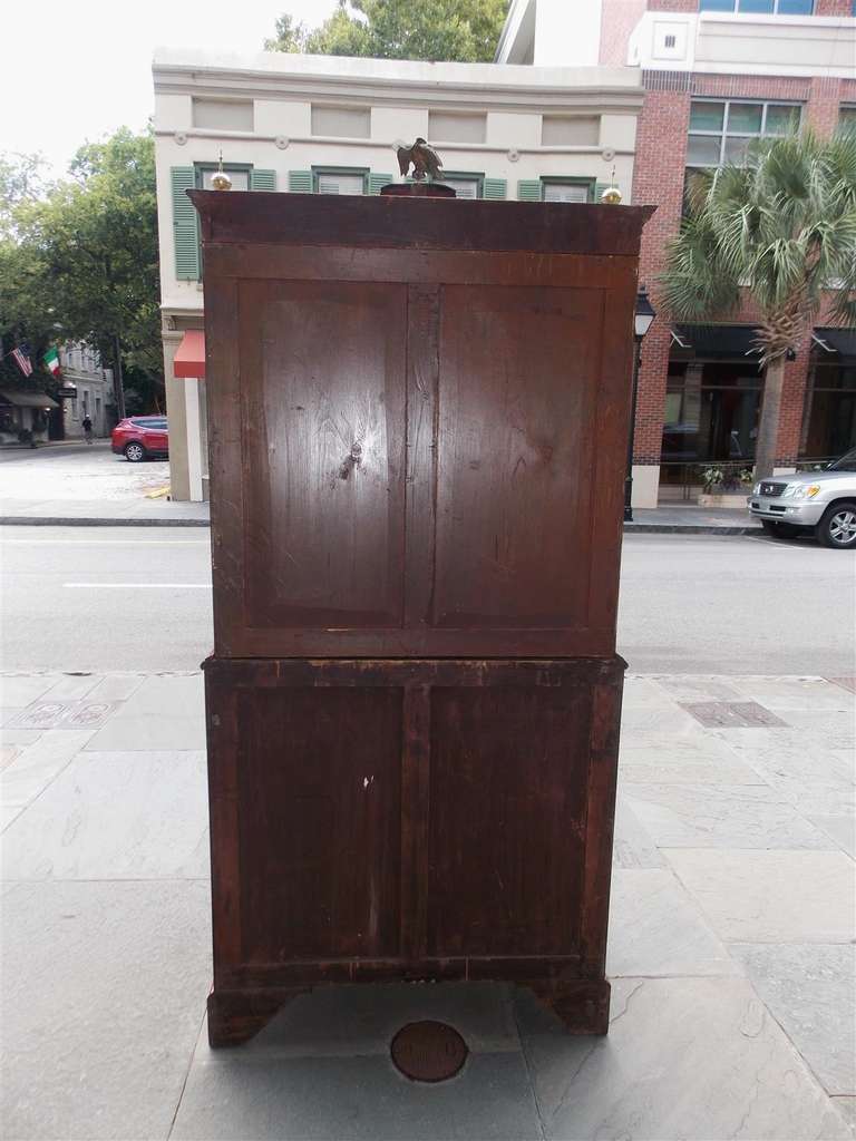 Charleston Mahogany Fall Front Secretary With Bookcase. Circa 1790 5